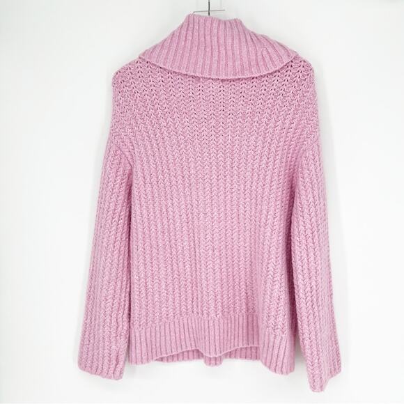 Anthropologie Maeve Turtleneck Pullover Sweater S Pink - Picture 3 of 8